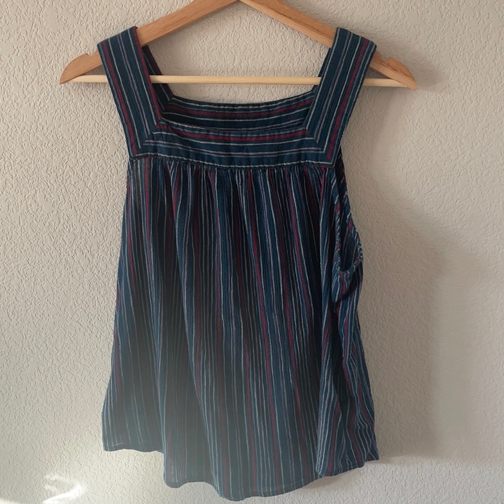 Universal Thread Women's Tank Top Size Large Cotton Lightweight Blue Red Purple